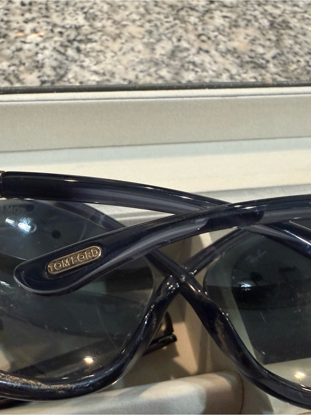 Tom Ford Women's Smoke Gray Cat-Eye Sunglasses authentic NO CASE - Picture 3 of 3